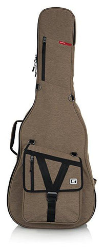 Gator Cases GT-ACOUSTIC-TAN Transit Series Acoustic Guitar Gig Bag with Exterior