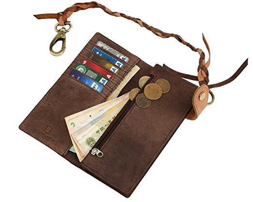 Genuine Hunter Leather Unisex Long Wallet