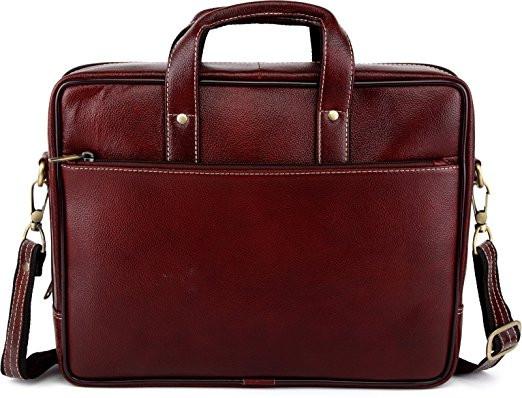Genuine Leather 14 inch Laptop Messenger Bag