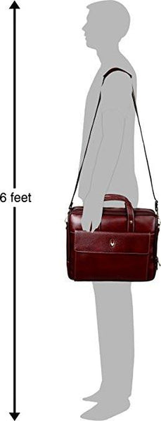 Genuine Leather 14 inch Laptop Messenger Bag