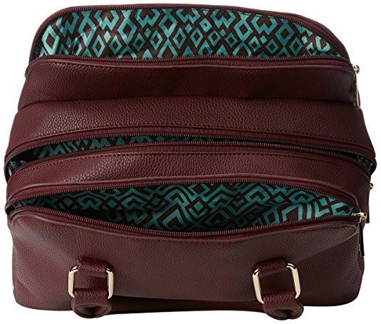 Caprese Darla Women's Satchel (Burgundy)