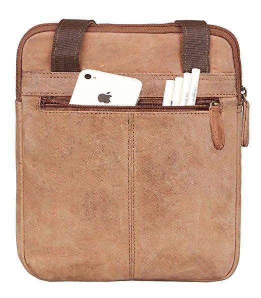 Genuine Hunter Leather Crossbody Sling Bag